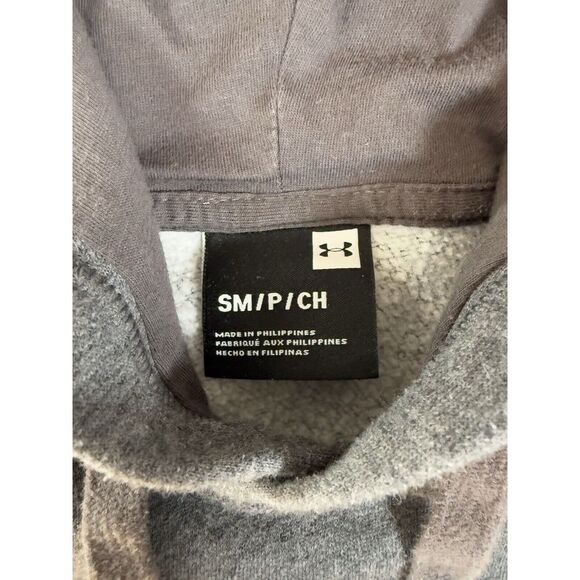Under Armour Hoodie‎ Mens Small Grey Rival Fleece Pullover - Picture 4 of 9